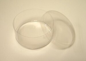 直径100ｍｍ×53ｍｍ丸形プラスチックケース
