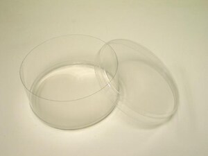 直径150ｍｍ×65ｍｍ丸形プラスチックケース